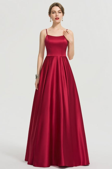 Robe De Bal Satin Noir - gallery 2