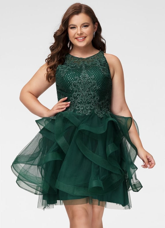 Robe De Bal Tulle Festonnée - gallery 8