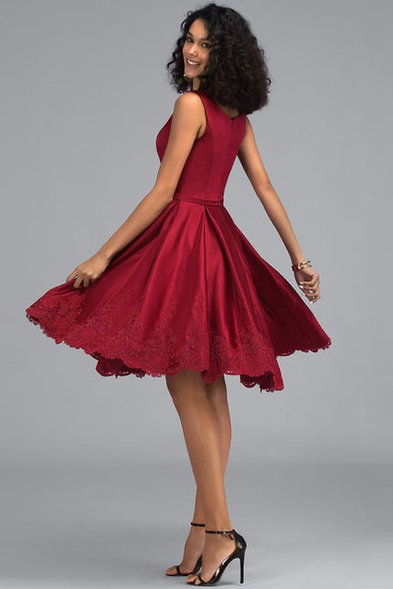 Robe De Bal Élégance Rubis - gallery 4