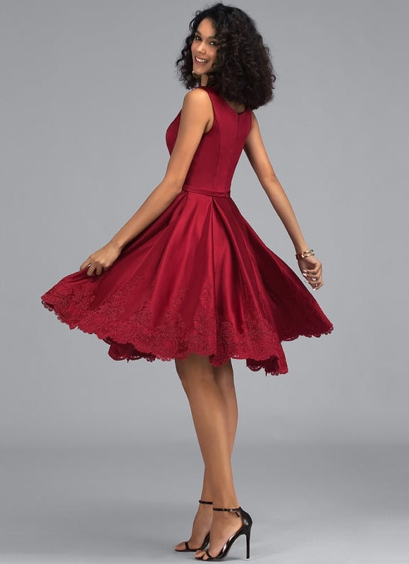 Robe De Bal Élégance Rubis - gallery 4