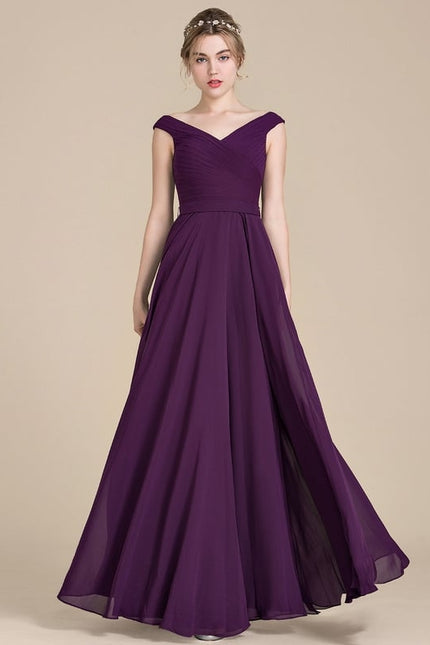 Robe De Bal Violet Légèreté