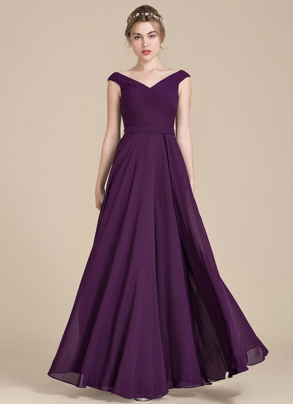 Robe De Bal Violet Légèreté