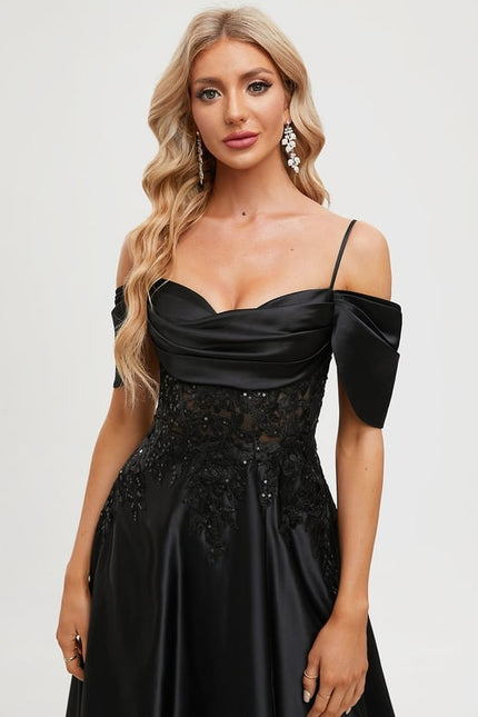 Robe De Bal Éblouissante Satinée - gallery 4