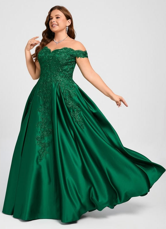 Robe De Bal Émeraude Opulente - gallery 9