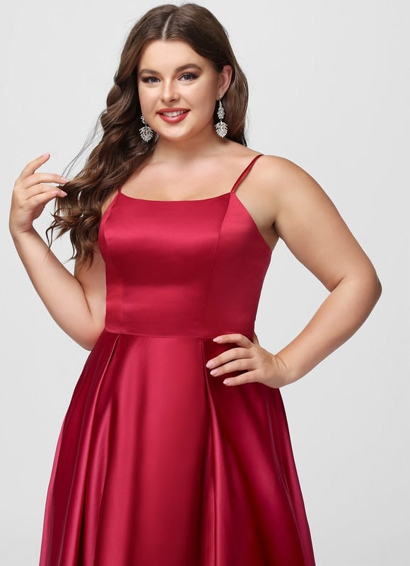 Robe De Bal Satin Noir - gallery 5