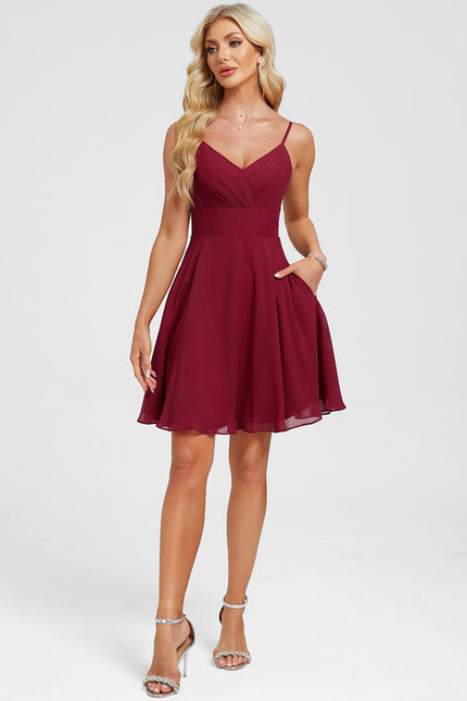 Robe De Bal Col V Fluide - gallery 3
