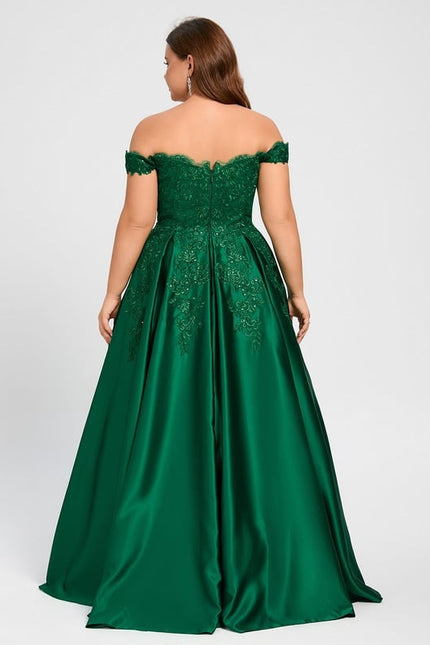 Robe De Bal Émeraude Opulente - gallery 5