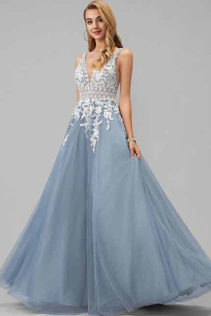 Robe De Bal De Bal Tulle Étoilé - gallery 1