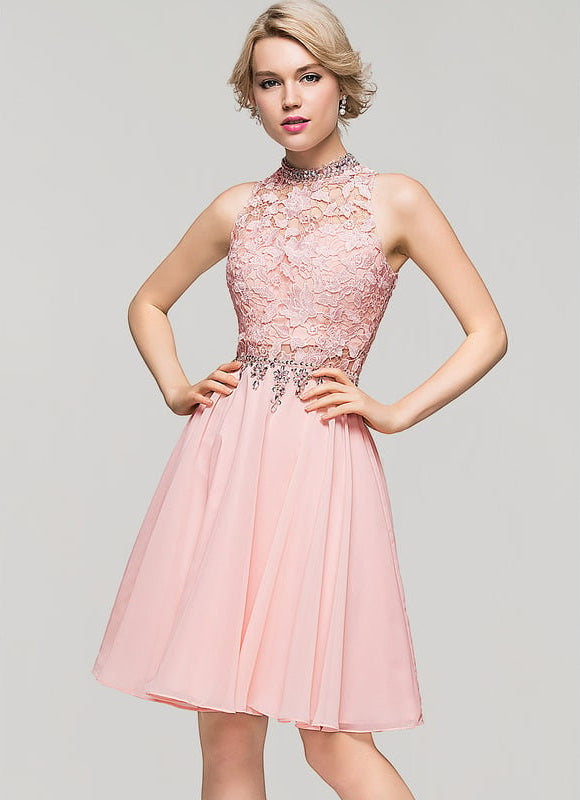 Robe De Bal Chiffon Perlée - gallery 4