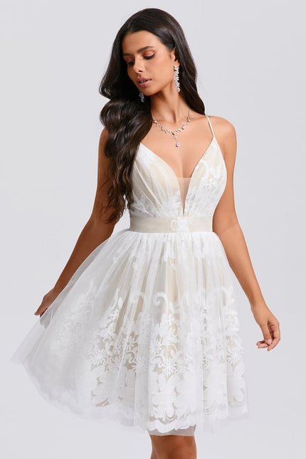 Robe De Bal Tulle Florale - gallery 1