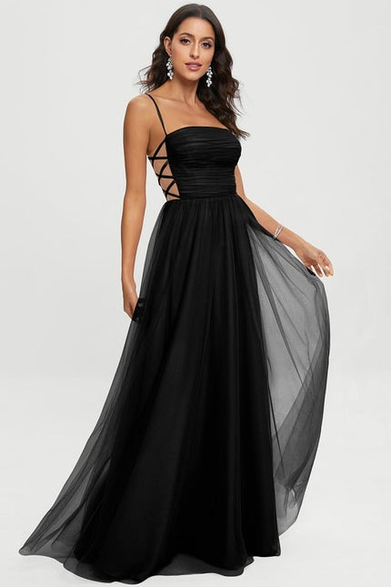 Robe De Bal Tulle Noire - gallery 4