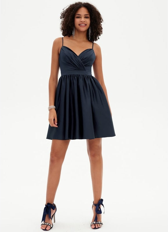 Robe De Bal Satinée Décontractée - gallery 7