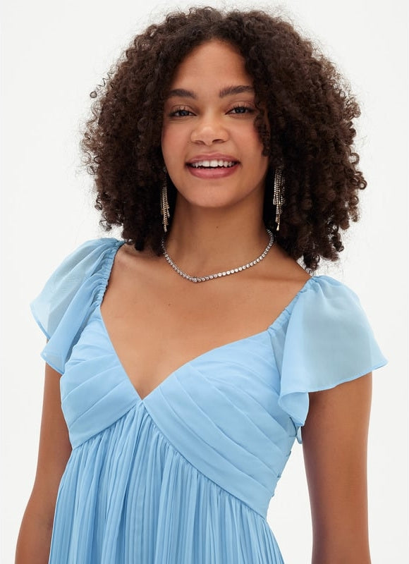 Robe De Bal Col V Fluide - gallery 5