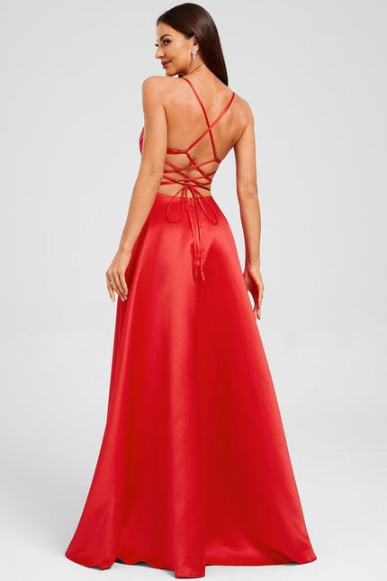 Robe De Bal Longue Satinée - gallery 1