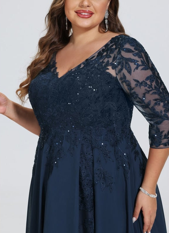 Robe De Bal Longue Bordeaux Élégante - gallery 9
