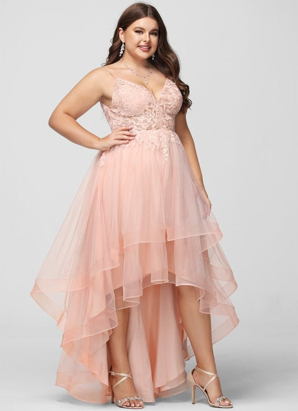 Robe De Bal Tulle Asymétrique - gallery 8