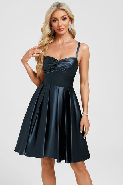 Robe De Bal Satin Plissée