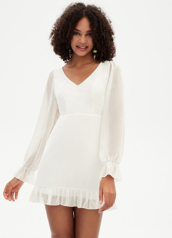 Robe De Bal Vaporeuse Blanche - gallery 3