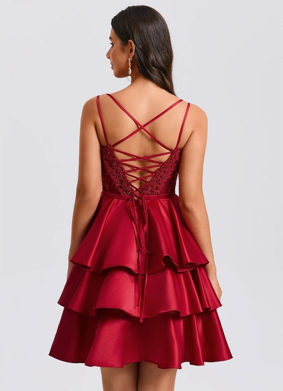 Robe Rouge Bal De Promo - gallery 3
