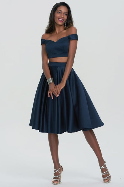 Robe De Bal Satinée Cintrée - gallery 2