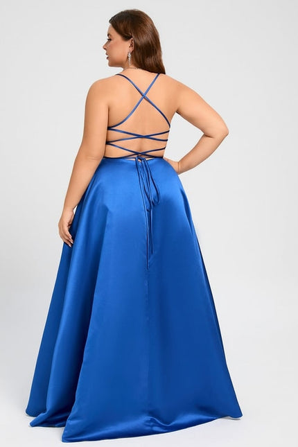 Robe De Bal Longue Satinée - gallery 8