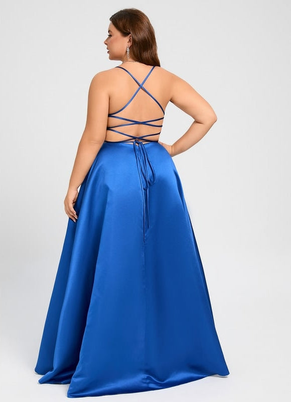 Robe De Bal Longue Satinée - gallery 8