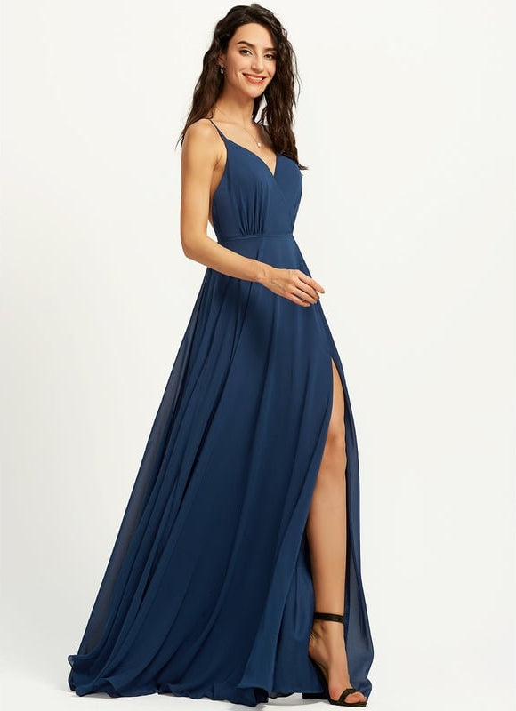 Robe De Bal Bordeaux Fluide - gallery 3