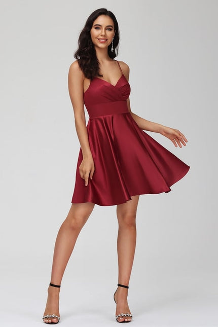 Robe De Bal Satinée Décontractée - gallery 4