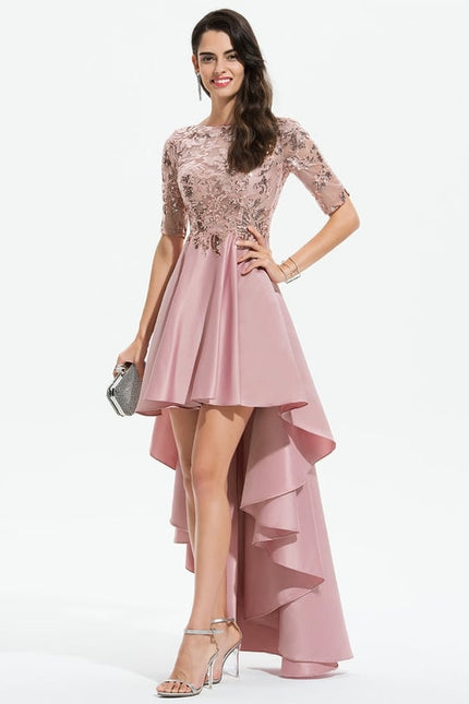 Robe De Bal Élégance Rosée Ascendante - gallery 3