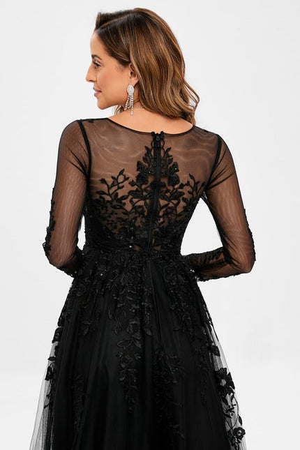 Robe De Bal Manche Longue - gallery 4