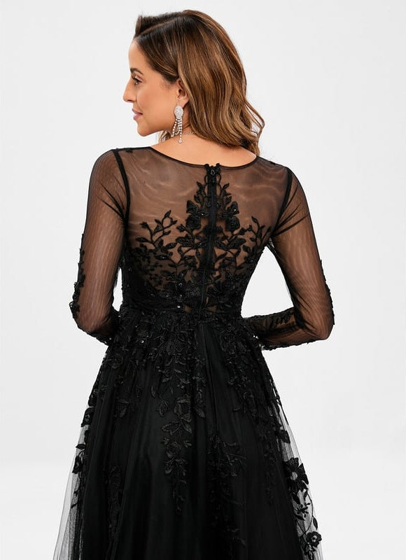 Robe De Bal Manche Longue - gallery 4