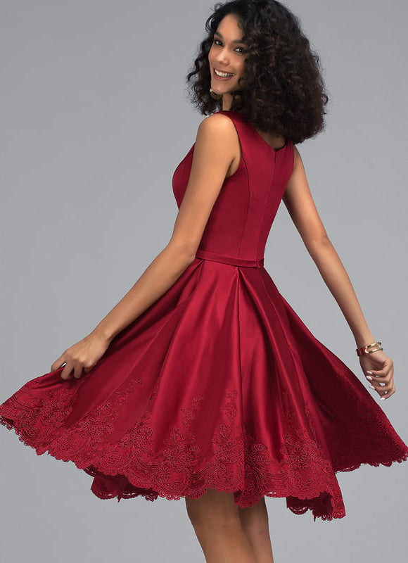 Robe De Bal Élégance Rubis - gallery 3