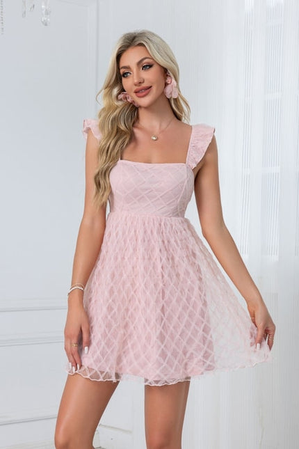 Robe De Bal Tulle Rose Pâle - gallery 3