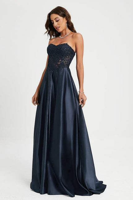 Robe De Bal Éclat Satin - gallery 2