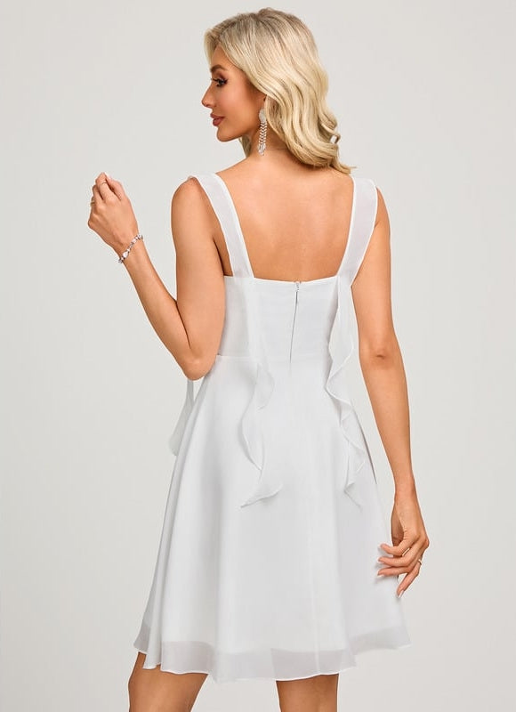 Robe De Bal Flottante Blanche - gallery 2