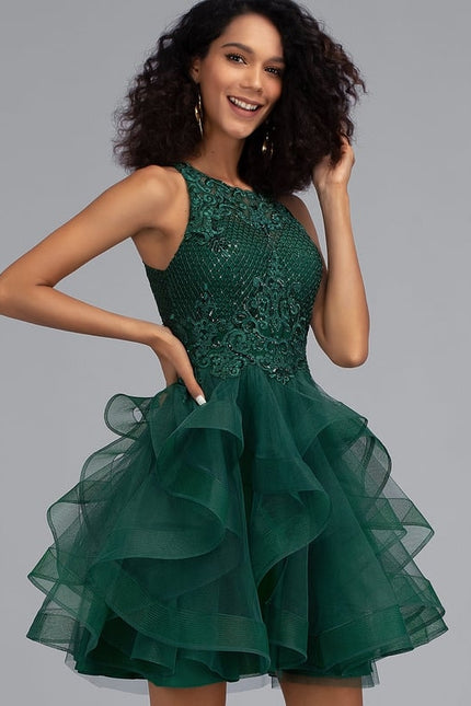 Robe De Bal Tulle Festonnée - gallery 4