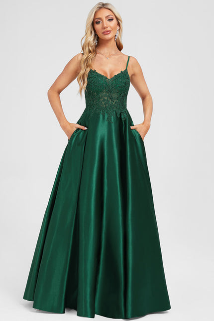 Robe De Bal Gala Satinée - gallery 1