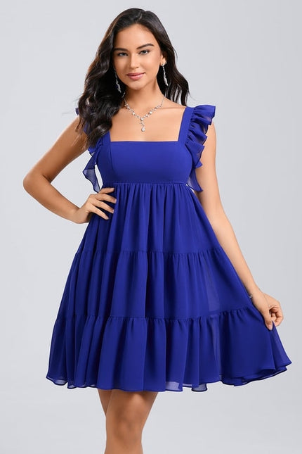 Robe De Bal Mousseline Verte