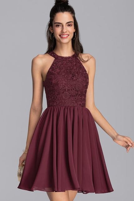Robe De Bal À Volants Marine - gallery 6