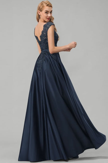 Robe De Bal Gala Satinée Éclat - gallery 3