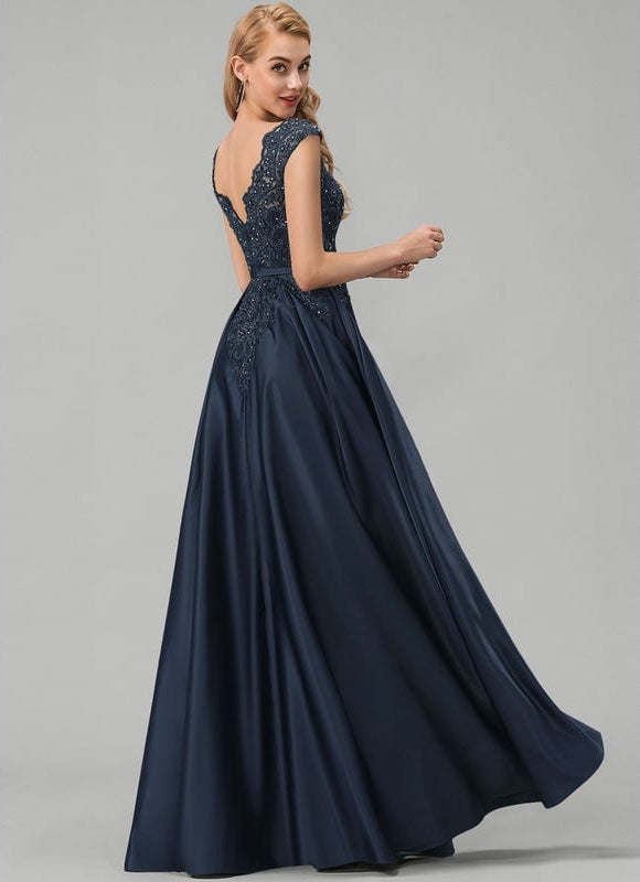 Robe De Bal Gala Satinée Éclat - gallery 3