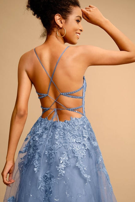 Robe De Bal Sérénité Azurée - gallery 1