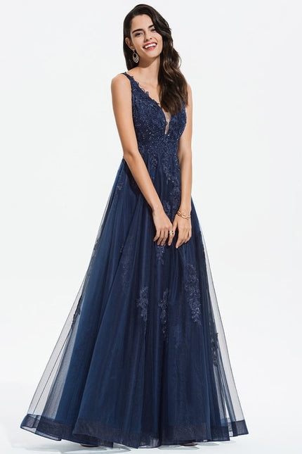 Robe De Bal Tulle Azur - gallery 2