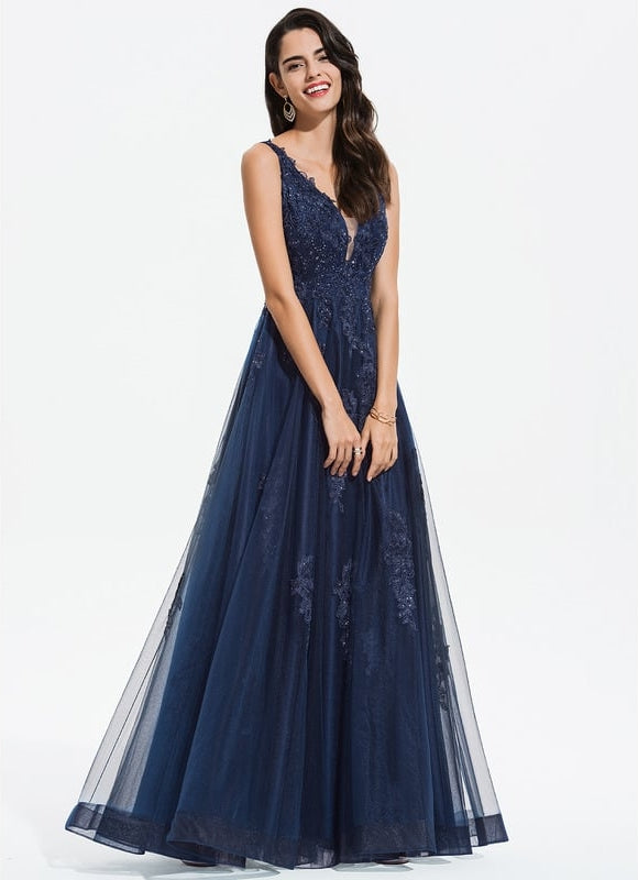 Robe De Bal Tulle Azur - gallery 2