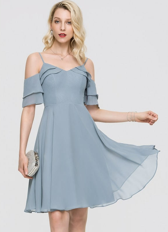Robe De Bal Fluide Ciel
