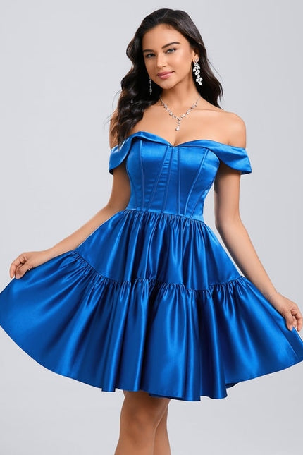 Robe De Bal Satin Voluminieuse - gallery 3