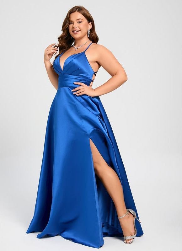 Robe De Bal Longue Satinée - gallery 7