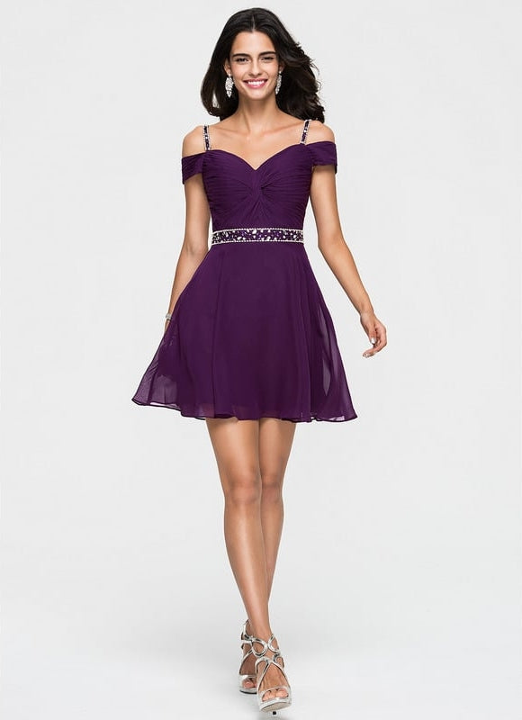 Robe De Bal Courte Étoilée - gallery 2