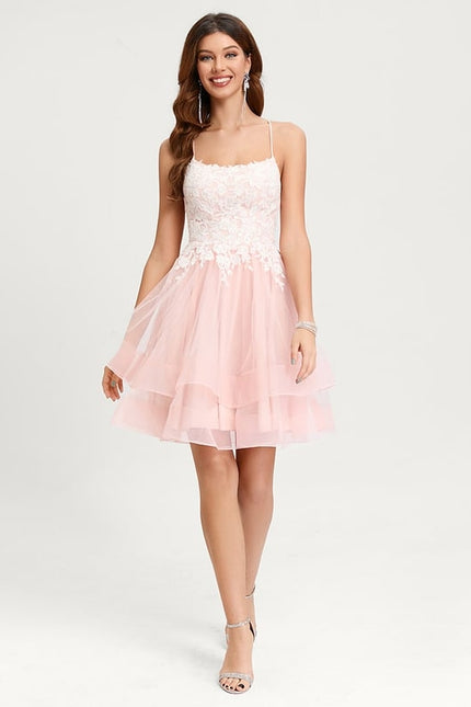 Robe De Bal Tulle Rose - gallery 4