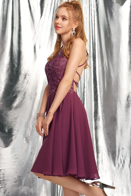 Robe De Bal Cocktail Bordeaux - gallery 1